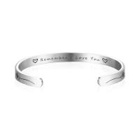 Stainless Steel Bangle 304 Stainless Steel fashion jewelry & for woman original color Inner Approx 62mm Sold By PC