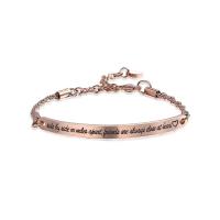Titanium Steel Bracelet & Bangle fashion jewelry & for woman Length Approx 15 cm Sold By PC