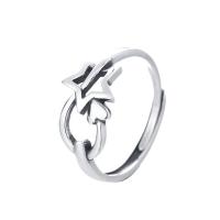 Sterling Silver Nakit Finger Ring, 925 Sterling Silver, modni nakit & za žene, nikal, olovo i kadmij besplatno, 9mm, Prodano By PC