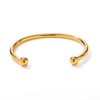 Bracelete de aço inoxidável, Aço inoxidável 304, 18K banhado a ouro, joias de moda & Vario tipos a sua escolha & para mulher, dourado, vendido por PC