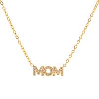 Stainless Steel Jewelry Necklace 304 Stainless Steel with 2.17inch extender chain 18K gold plated fashion jewelry & for woman & with rhinestone golden 9.10mm Sold Per Approx 15.94 Inch Strand