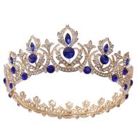 Bridal Tiaras Zinc Alloy with Crystal fashion jewelry & for woman & with rhinestone nickel lead & cadmium free Inner Approx 130mm Sold By PC