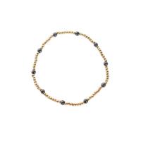 Fashion Jewelry Anklet, hématite magnétique, avec Acrylique, bijoux de mode & unisexe, plus de couleurs à choisir, Vendu par Environ 9.06 pouce brin