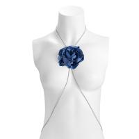 Body Chain Jewelry Iron with Cloth Flower fashion jewelry & for woman nickel lead & cadmium free Sold By PC