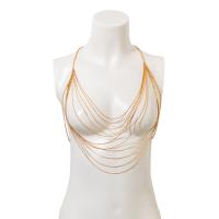 Body Chain Sieraden, Ijzer, plated, mode sieraden & voor vrouw, meer kleuren voor de keuze, nikkel, lood en cadmium vrij, Verkocht door PC