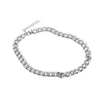 Nehrđajući čelik Chain Necklace džemper, 304 nehrđajućeg čelika, modni nakit & razlièite duljine za izbor & za čovjeka, izvorna boja, Prodano By PC