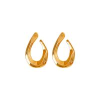 Brass Stud Earring plated fashion jewelry & for woman nickel lead & cadmium free Sold By Pair