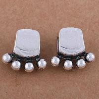 Tibetan Style Spacer Beads, Foot, antique silver color plated, vintage & DIY, nickel, lead & cadmium free, 13x13x7mm, Approx 10PCs/Bag, Sold By Bag