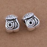 Tibetan Style Spacer Beads, antique silver color plated, vintage & DIY, nickel, lead & cadmium free, 12.50x10.50x10mm, Approx 10PCs/Bag, Sold By Bag