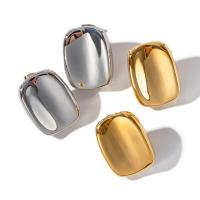 Boucle d'oreille de gaujon en acier inoxydable, Acier inoxydable 304, bijoux de mode & pour femme, plus de couleurs à choisir, 16.90x23.10mm, Vendu par paire