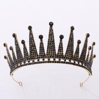 Bridal Tiaras Zinc Alloy fashion jewelry & for woman & with rhinestone nickel lead & cadmium free Inner Approx 145mm Sold By PC
