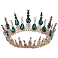Bridal Tiaras, Tibetan Style, with Crystal, fashion jewelry & for woman & with rhinestone, more colors for choice, nickel, lead & cadmium free, Inner Diameter:Approx 125mm, Sold By PC