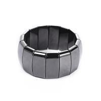 Magnetic Jewelry Bracelet, Magnetic Hematite, handmade, fashion jewelry & for man, Length:Approx 7.48 Inch, Sold By PC