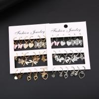 Zinc Alloy Earring Set plated & fashion jewelry & for woman nickel lead & cadmium free Sold By Set