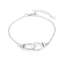 Zinc Alloy Bracelet with 7cm extender chain plated fashion jewelry & Unisex nickel lead & cadmium free Length Approx 16 cm Sold By PC