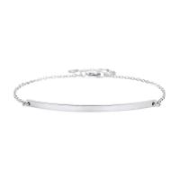 Stainless Steel Jewelry Bracelet 316L Stainless Steel with 3cm extender chain Vacuum Ion Plating fashion jewelry & for woman Length Approx 15 cm Sold By PC