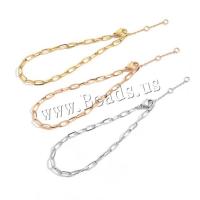 Stainless Steel Jewelry Bracelet, 316L Stainless Steel, with 3cm extender chain, Vacuum Ion Plating, fashion jewelry & for woman, more colors for choice, Length:Approx 15 cm, Sold By PC