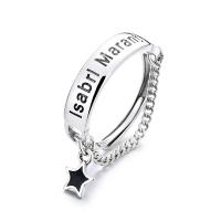 Sterling Silber Schmuck Fingerring, 925er Sterling Silber, Modeschmuck & für Frau, frei von Nickel, Blei & Kadmium, 5mm, verkauft von PC