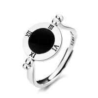 Solidny srebrny pierścień, 925 Srebro, biżuteria moda & dla kobiety & emalia, bez zawartości niklu, ołowiu i kadmu, 11mm, sprzedane przez PC