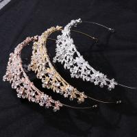 Bridal Tiaras, Tibetan Style, with Crystal, handmade, fashion jewelry & for woman & with rhinestone, more colors for choice, nickel, lead & cadmium free, Inner Diameter:Approx 155mm, Sold By PC