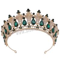 Bridal Tiaras, Tibetan Style, with Crystal, fashion jewelry & for woman & with rhinestone, more colors for choice, nickel, lead & cadmium free, Inner Diameter:Approx 160mm, Sold By PC