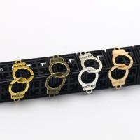 Zink Alloy Halsband, Handbojor, plated, mode smycken & DIY & dubbel-håls, fler färger för val, nickel, bly och kadmium gratis, 12x32x2mm, Säljs av PC