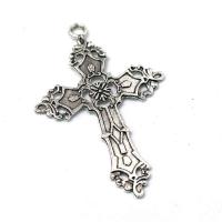 Zinc Alloy Cross Pendants plated fashion jewelry & DIY nickel lead & cadmium free Sold By PC