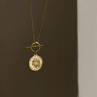 Zinklegierung Schmuck Halskette, goldfarben plattiert, Modeschmuck & für Frau, frei von Nickel, Blei & Kadmium, Länge:ca. 50 cm, verkauft von PC