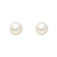 Earring Jewelry Plastic Pearl fashion jewelry & for woman white Sold By Pair
