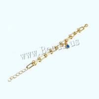Zinc Alloy Bracelet gold color plated fashion jewelry & for woman & enamel golden Length 19 cm Sold By PC