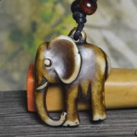 Resin Necklace with Cotton Fabric Elephant fashion jewelry & for woman Length 40-80 cm Sold By PC