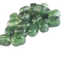 Resin Jewelry Beads polished DIY green Sold By PC
