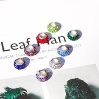 Akryl smycken pärlor, DIY & med strass, fler färger för val, 7.20x11mm, Hål:Ca 5mm, Säljs av PC