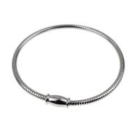 Stainless Steel Bangle 304 Stainless Steel with Magnet fashion jewelry & for woman original color Inner Approx 60mm Sold By PC