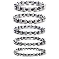Stainless Steel Jewelry Bracelet 304 Stainless Steel Vacuum Ion Plating fashion jewelry & elastic & Unisex Sold By PC