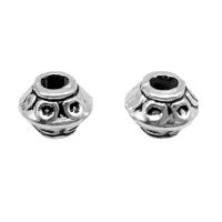 Tibetan Style Spacer Beads, antique silver color plated, vintage & DIY, nickel, lead & cadmium free, 7.50x7.50mm, Sold By PC