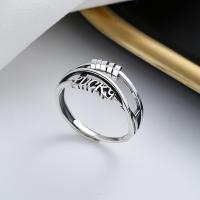 Ezüst ékszer Finger Ring, 925 ezüst, divat ékszerek & a nő, nikkel, ólom és kadmium mentes, 11mm, Által értékesített PC