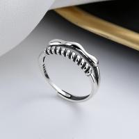 Sterling Silver Κοσμήματα δάχτυλο του δακτυλίου, 925 ασημένιο ασήμι, κοσμήματα μόδας & για τη γυναίκα, νικέλιο, μόλυβδο και κάδμιο ελεύθεροι, 7mm, Sold Με PC