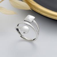 Sterling Silver Jewelry Finger Ring, 925 sterline d'argento, gioielli di moda & per la donna, assenza di nichel,piombo&cadmio, 20mm, Venduto da PC