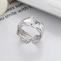 Sterling Silver Κοσμήματα δάχτυλο του δακτυλίου, 925 ασημένιο ασήμι, κοσμήματα μόδας & για τη γυναίκα, νικέλιο, μόλυβδο και κάδμιο ελεύθεροι, 10mm, Sold Με PC