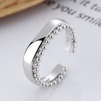 Sterling Silver Jewelry Finger Ring, 925 sterline d'argento, gioielli di moda & per la donna, assenza di nichel,piombo&cadmio, 4mm, Venduto da PC