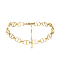 Stainless Steel Jewelry Bracelet 304 Stainless Steel with 2.17inch extender chain plated fashion jewelry & for woman golden Sold Per Approx 13.78 Inch Strand