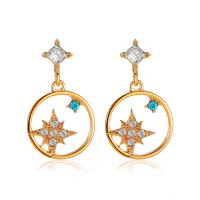 Tibetan Style Stud Earring, plated, fashion jewelry & for woman & with rhinestone, more colors for choice, nickel, lead & cadmium free, 35x20mm, Sold By Pair