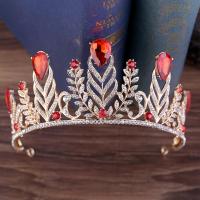 Bridal Tiaras Zinc Alloy with Crystal fashion jewelry & for woman & with rhinestone nickel lead & cadmium free Sold By PC