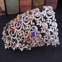 Bridal Tiaras Zinc Alloy with Crystal fashion jewelry & for woman & with rhinestone nickel lead & cadmium free Inner Approx 140mm Sold By PC