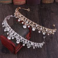 Bridal Tiaras Zinc Alloy with Crystal fashion jewelry & for woman & with rhinestone nickel lead & cadmium free Inner Approx 142mm Sold By PC
