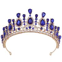 Bridal Tiaras, Tibetan Style, with Crystal, fashion jewelry & for woman & with rhinestone, more colors for choice, nickel, lead & cadmium free, Inner Diameter:Approx 160mm, Sold By PC