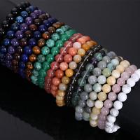 Gemstone Bracelets, handmade, fashion jewelry & different materials for choice & Unisex, Sold Per Approx 7.09 Inch Strand