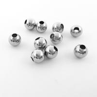 Stainless Steel Beads 304 Stainless Steel DIY & machine polishing original color Sold By Bag