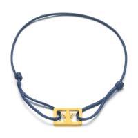 Leather Cord Bracelet, with 304 Stainless Steel, Vacuum Ion Plating, Unisex & adjustable & different designs for choice, more colors for choice, Length:Approx 16-30 cm, Sold By PC